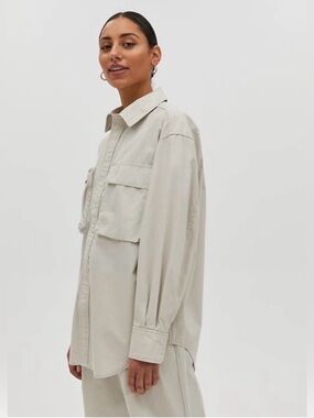 Aritzia TNA Bel Air Button Up Shirt